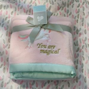Just Born Baby unicorn blanket